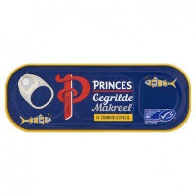 Princes Gegrilde makreel in zonnebloemolie